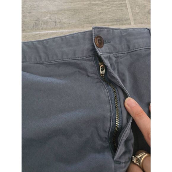 Men's Faherty Chino Shorts Size 36 Blue Gray - Picture 4 of 10